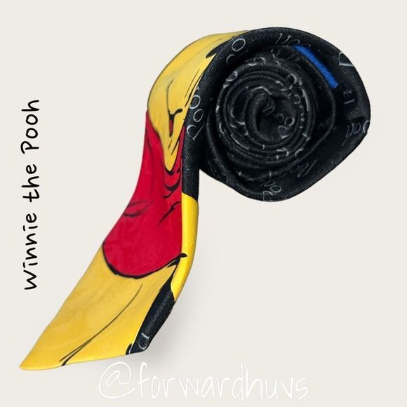 Disney Winnie The Pooh Necktie | Pooh Character Neck Tie - Picture 3 of 6
